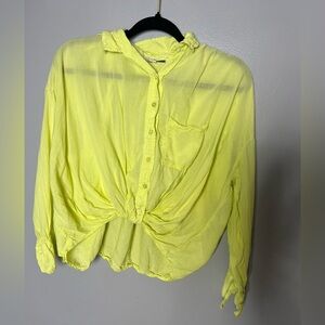 Anthropologie Pilcro Bright‎ Women Shirt- Small